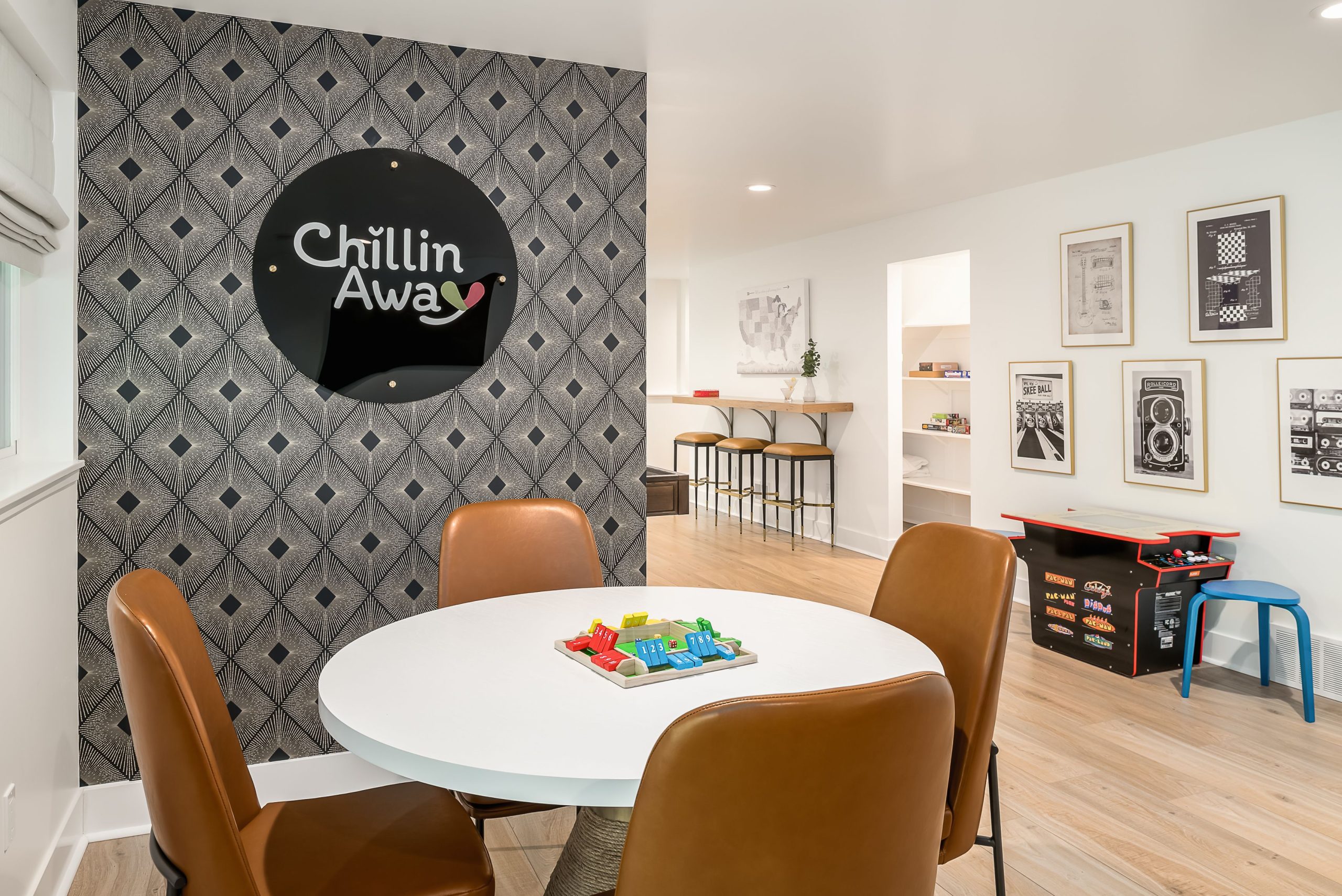 22. Game table and logo