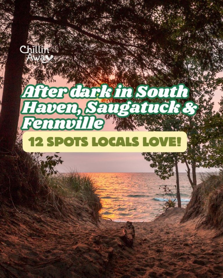 After dark in South Haven, Saugatuck and Fennville